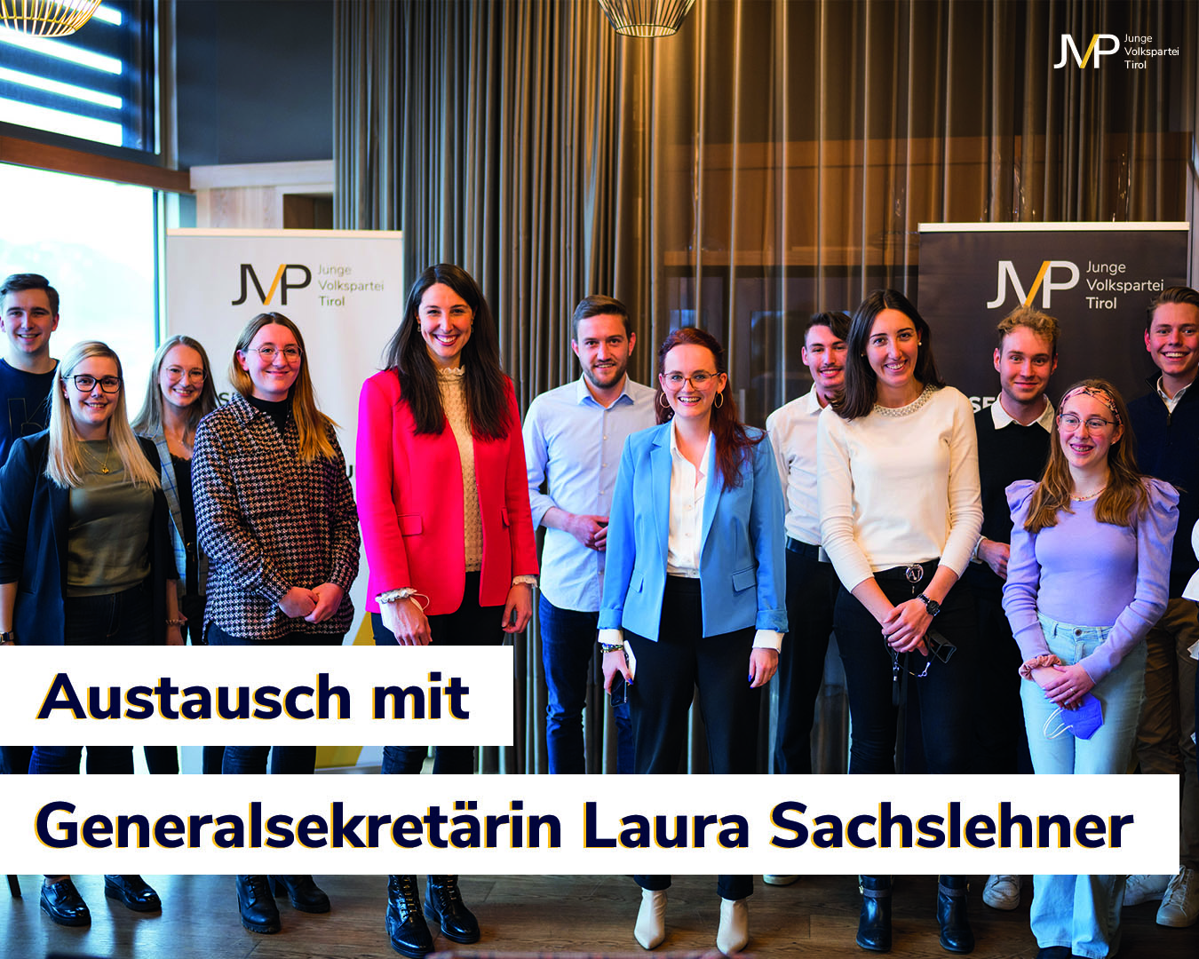 Austausch Mit ÖVP Generalsekretärin Laura Sachslehner - JVP Tirol